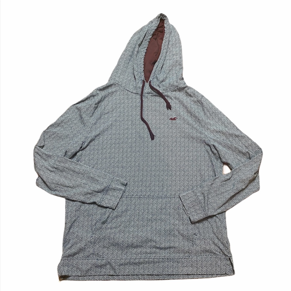 Patterned Hollister Hoodie Sweatshirt